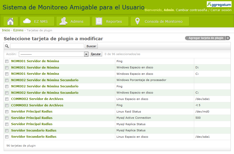 Sistema de Monitoreo Amigable para el Usuario